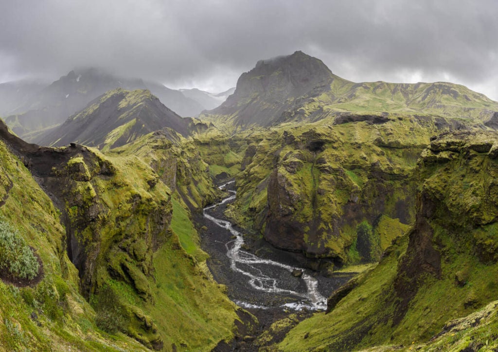 Upper Hvannárgil Canyon Hike