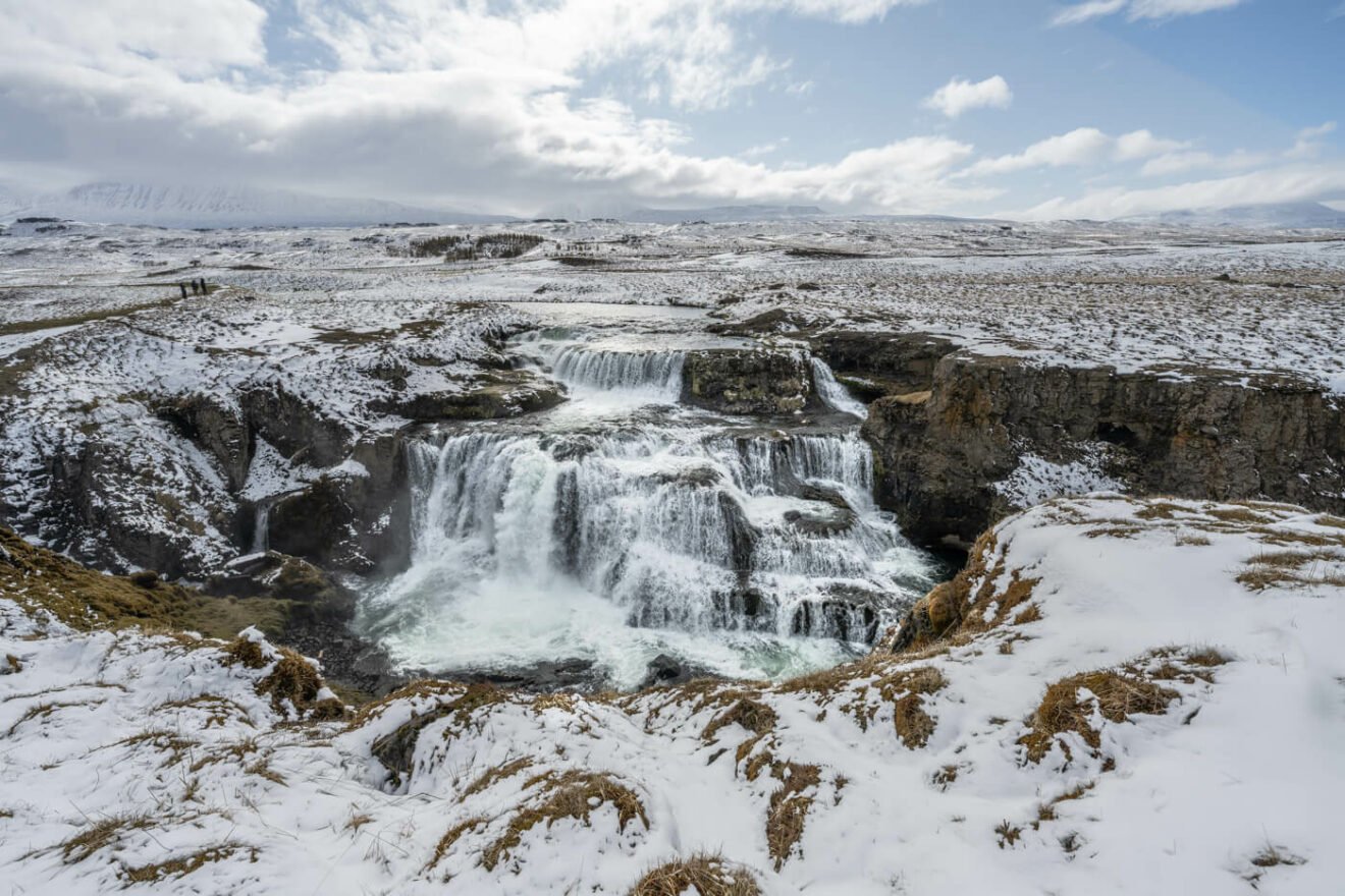 Reykjafoss and the Fosslaug Hot Spring - The Photo Hikes