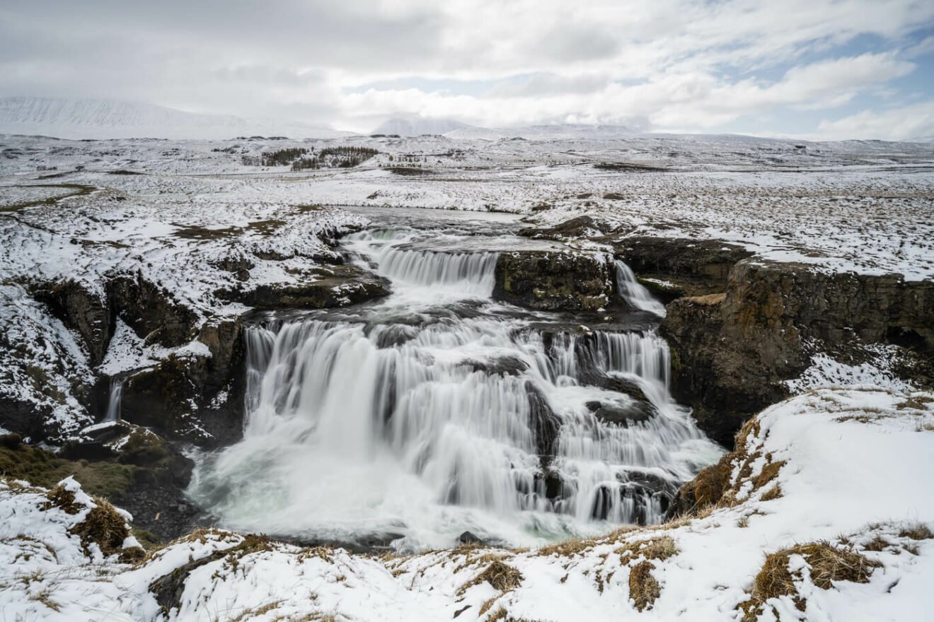 Reykjafoss and the Fosslaug Hot Spring - The Photo Hikes