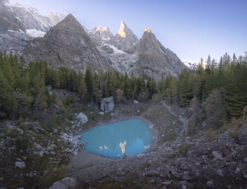 The Lago Verde Hike – a Morainic lake in the Mont Blanc Massif