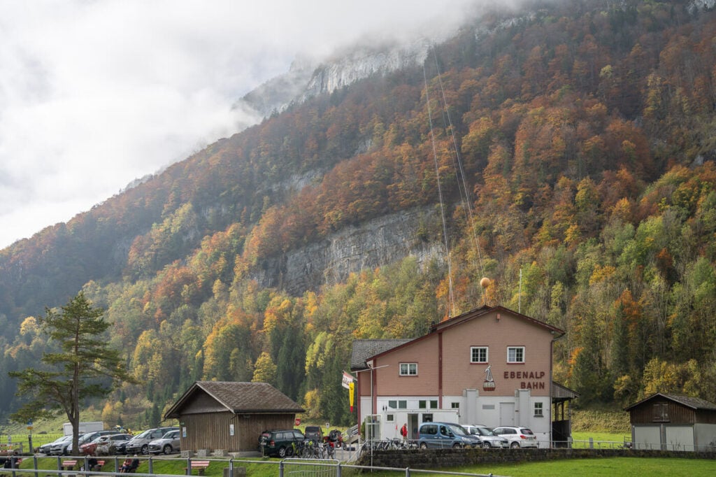 Ebenalp cable car valley station