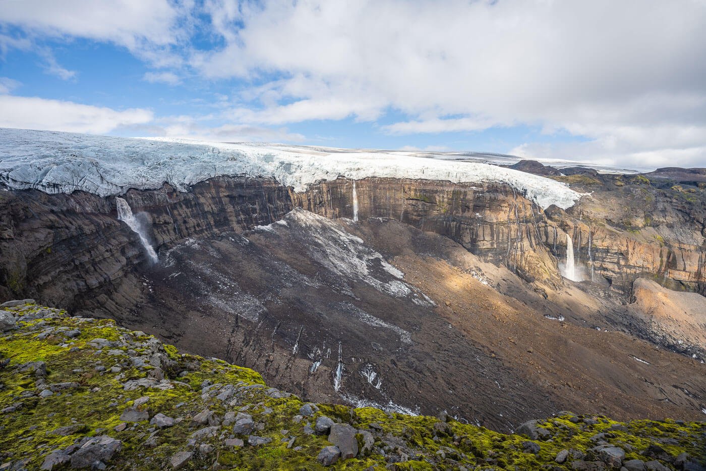 Thakgil glacier trail viewpoint.