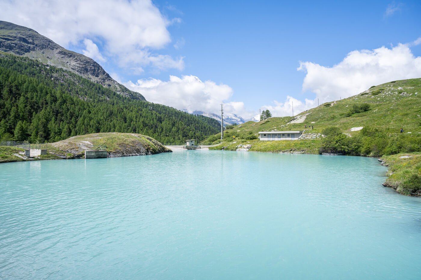 Moosjisee a reservoir near Zermatt