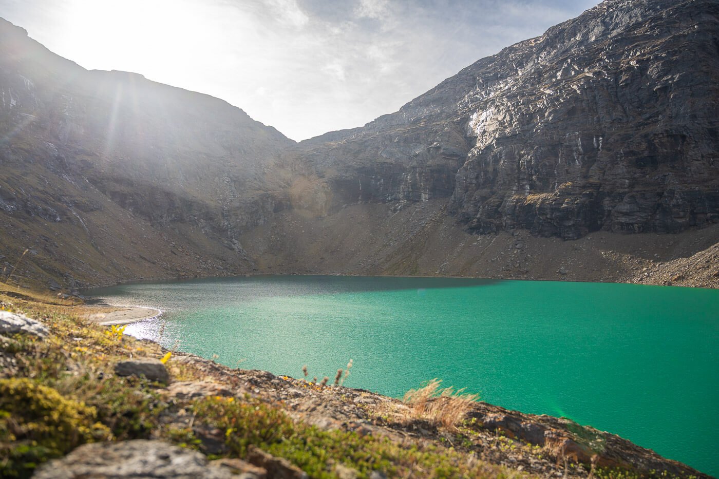 View of Trollsjön Lake in Swedish lapland