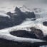 Landscape photo of a glacier taken with the Nikkor Z 28-400 mm lens for a review