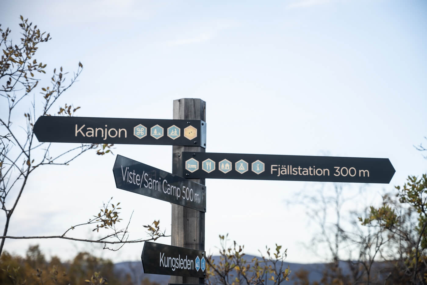 Kanjon traimarks in Abisko