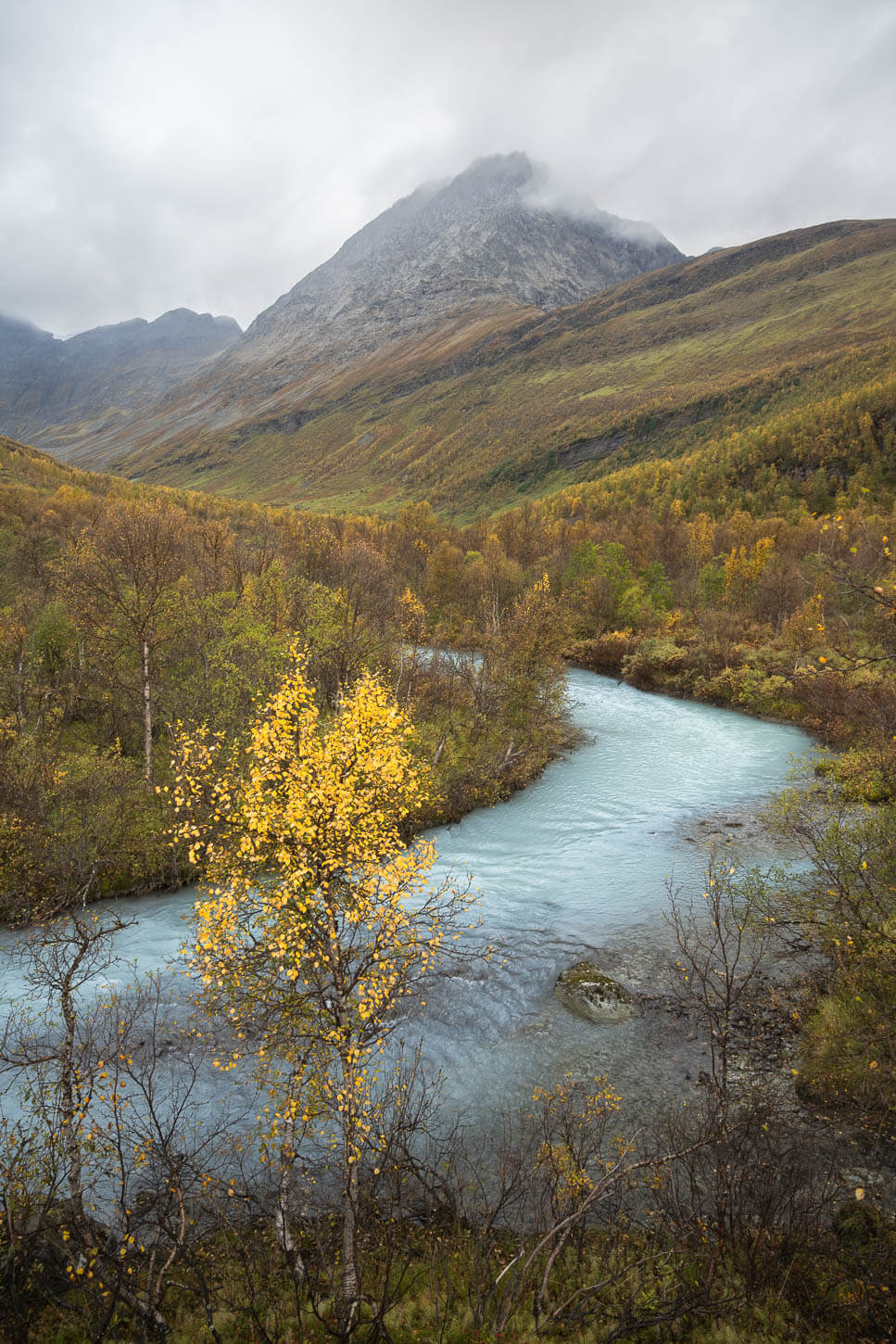 Autumn Landscape photo taken without a polarizer