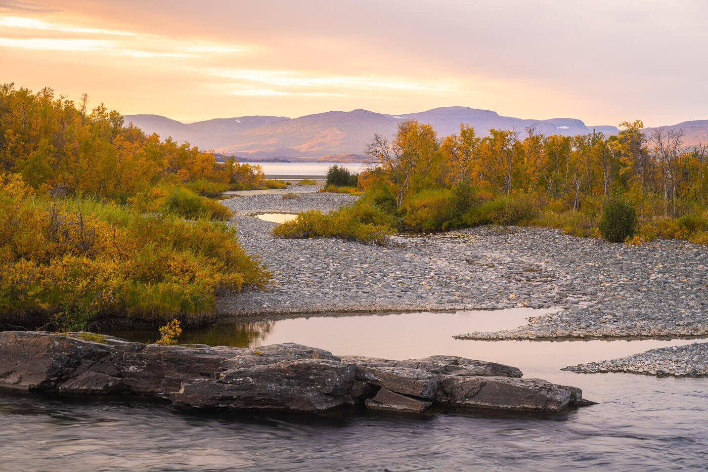 Sunset occurs earlier in Autumn. Likewise, Sunrise occurs later, making autumn a great season to photograph them at decent hours.