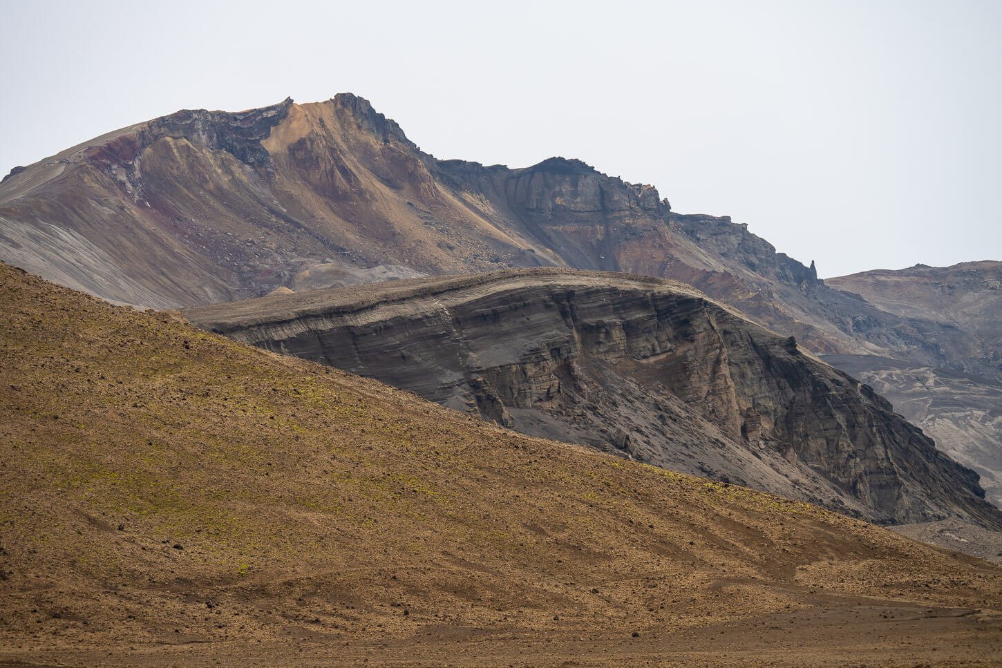 colorful volcanic landscape near Askja.