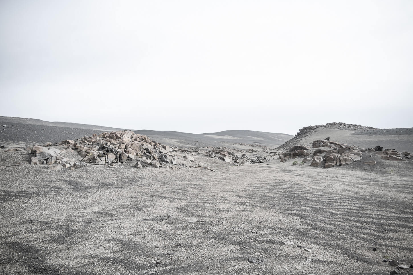 Lunar landscape in Iceland