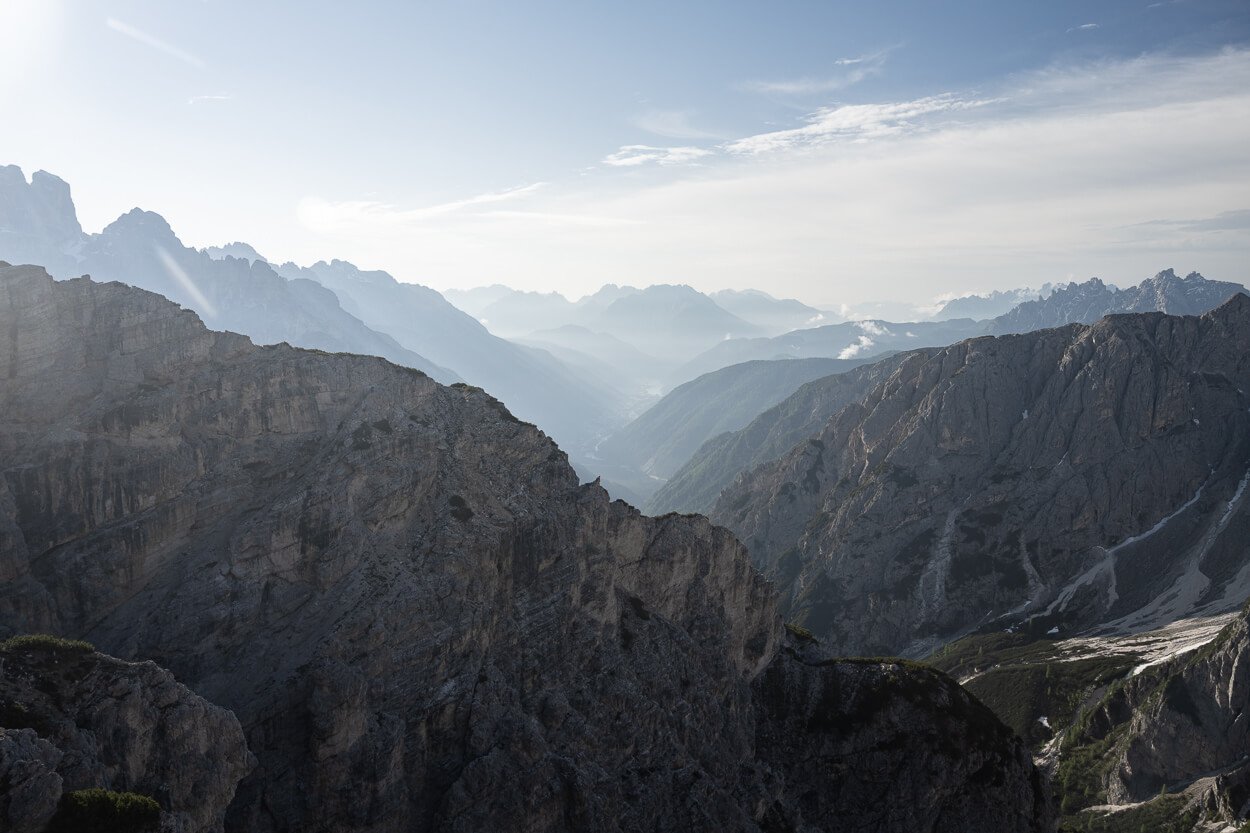 View of Val d'Ansiei from above