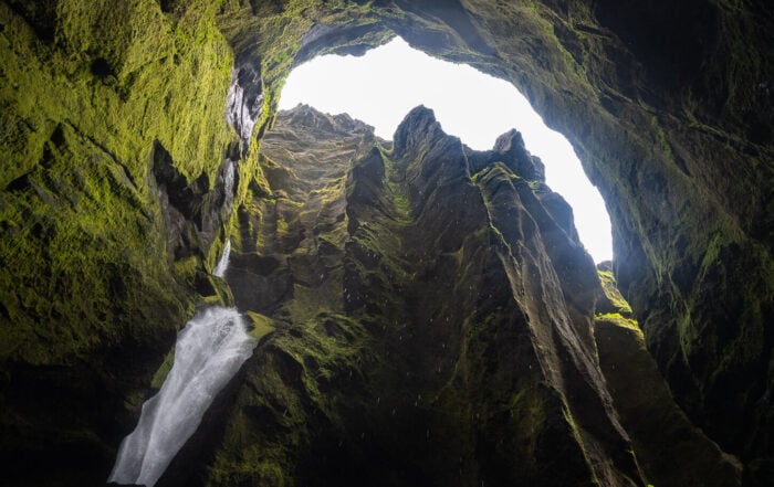 Stakkholtsgjá Canyon Waterfall you can only hike to