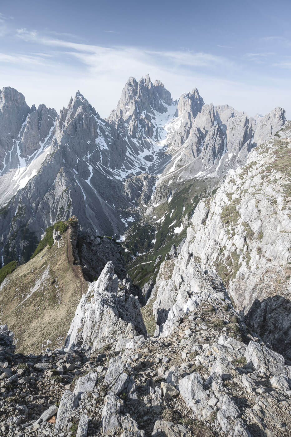 Additional viewpoint of Cadini di misurina above the main one.