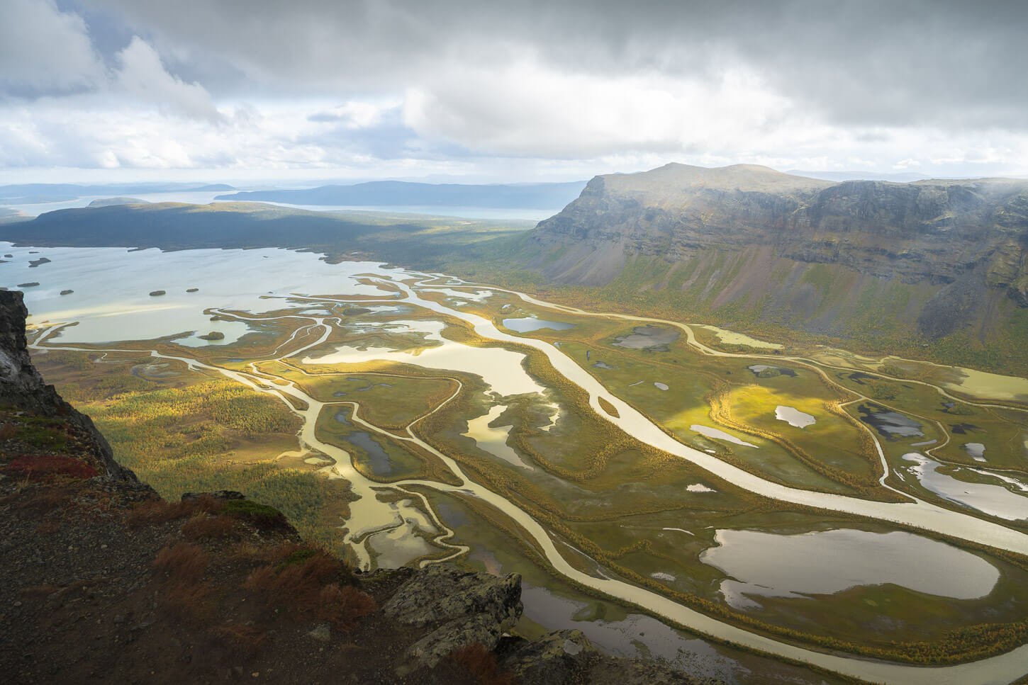 View of the Rapadalen Valley from Skiefe