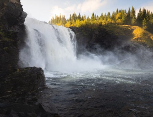 Tännforsen Waterfall Hike, Sweden’s most powerful Waterfall