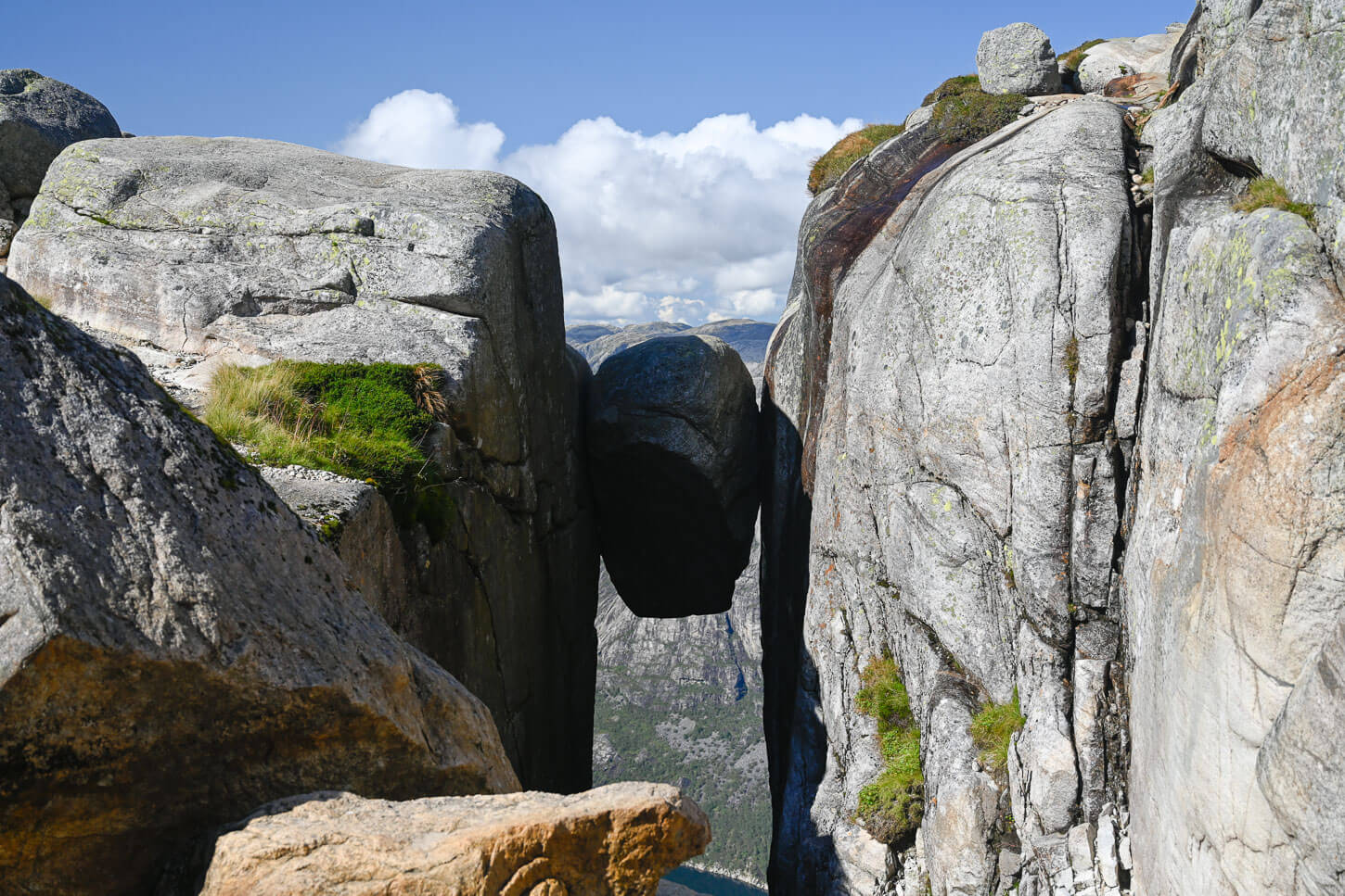 Kjeragbolten Viewpoint at the end of the hike