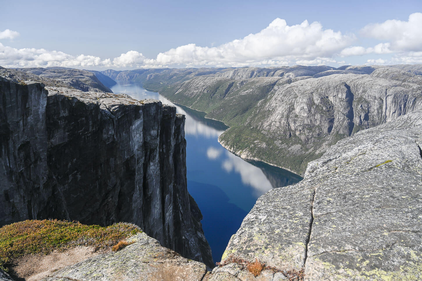 Lysefjorden view from Nesatindane viewpoint