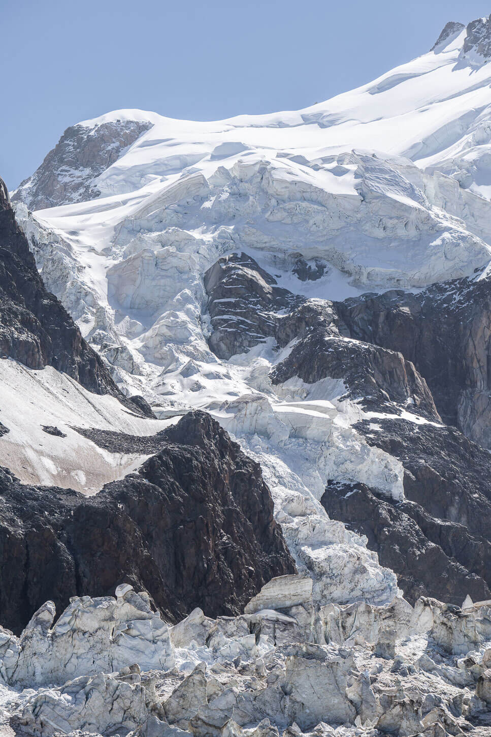 Glacier in the French Alps