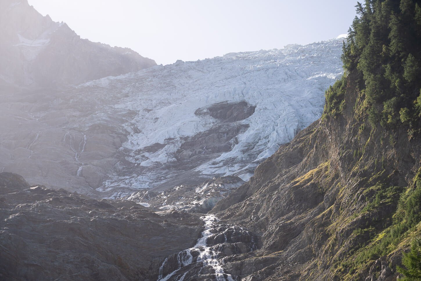 Glacier des Bosson viewpoint near the Chalet with the same name.