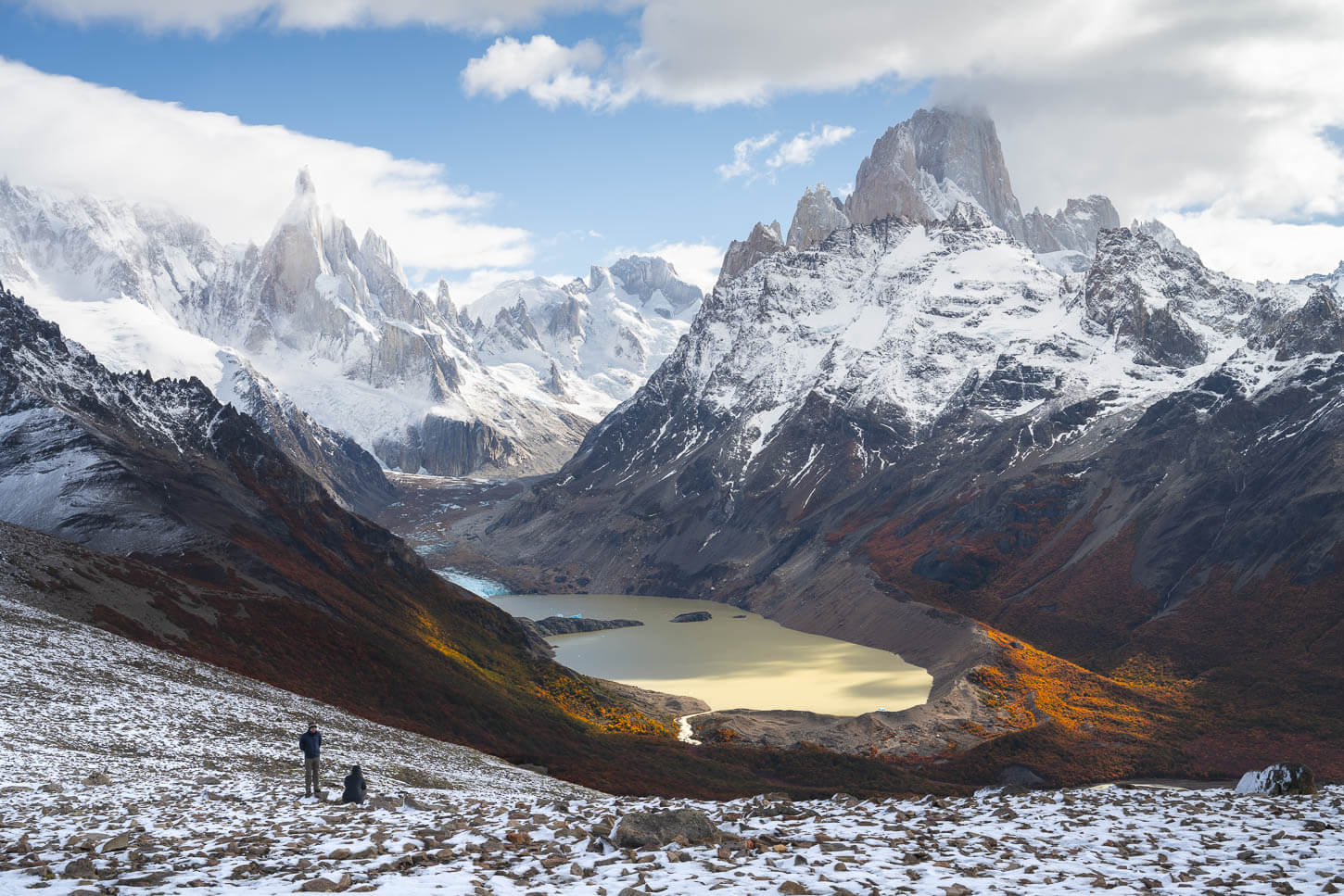 View of the Landscape from Loma del Pliegue Tumbado at the end of the hike.