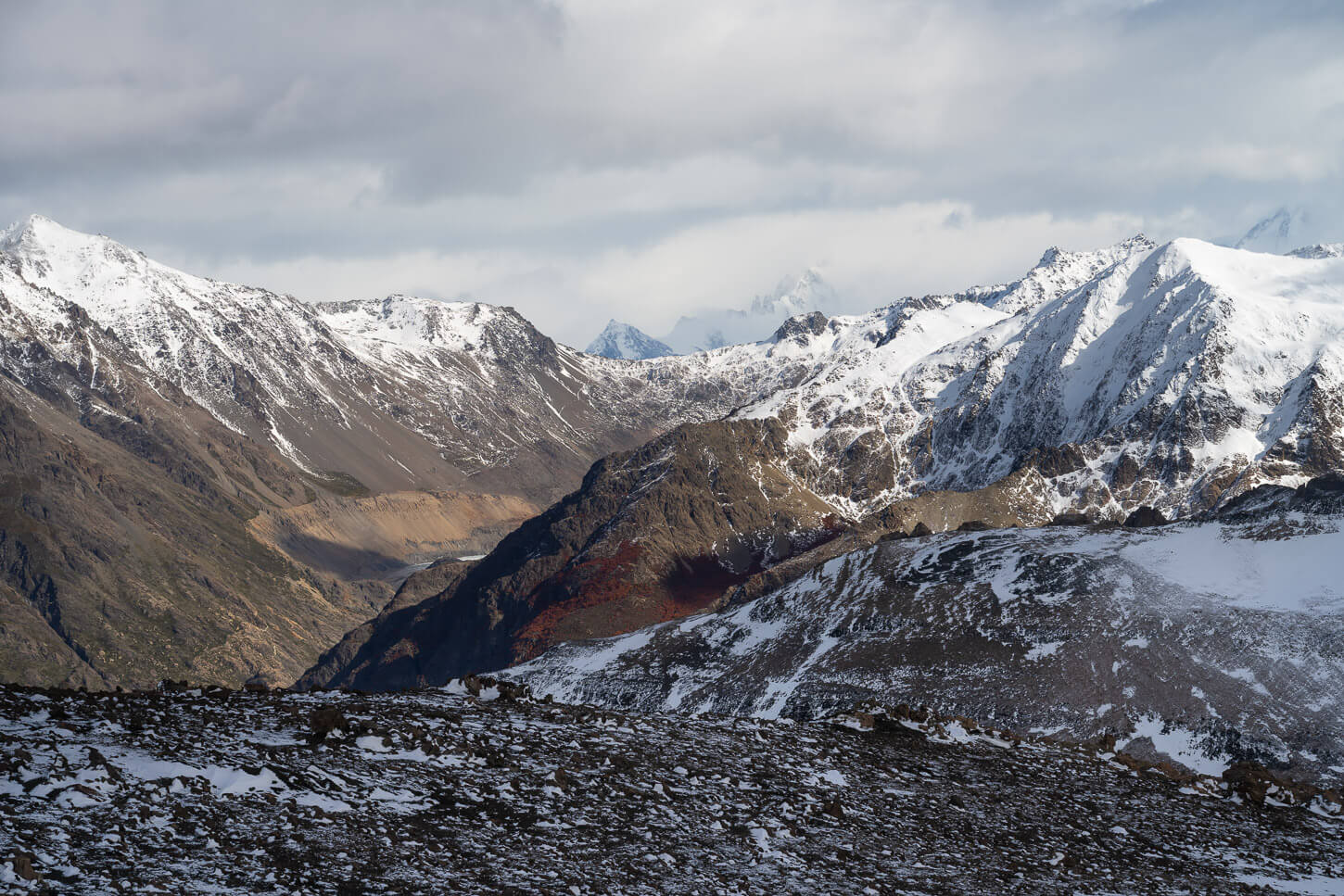 More mountains and glaciers of Los Glaciares National Park in Patagonia.