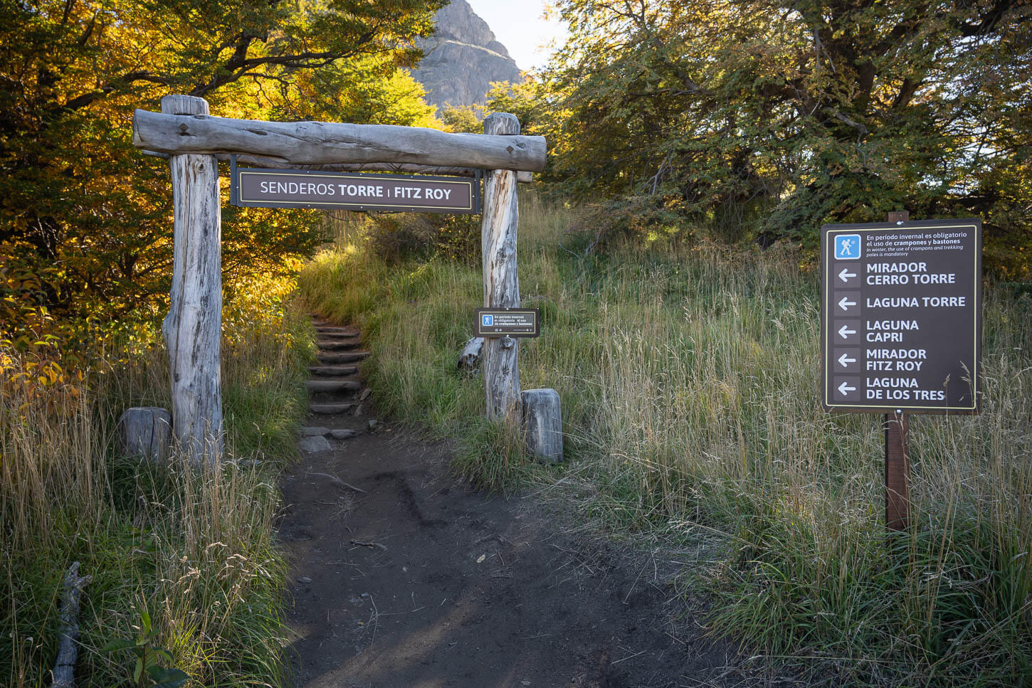 Laguna de Los Tres trailhead