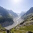 View of mer de glace from the hike on the Grand Balcon Nord Trail