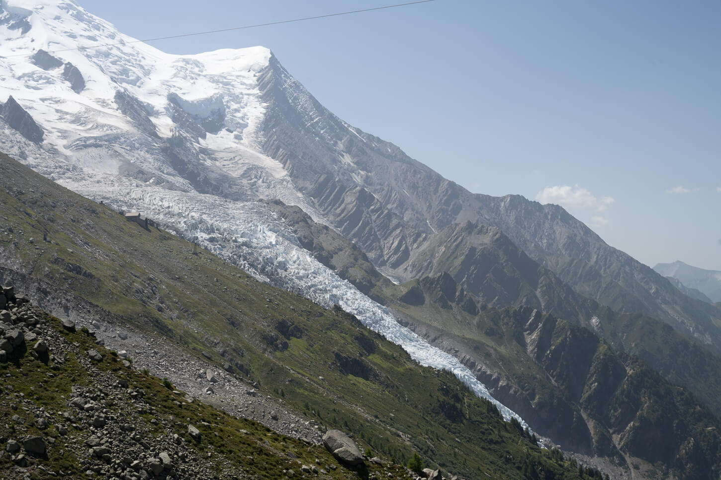 View of the Bosson Glacier.