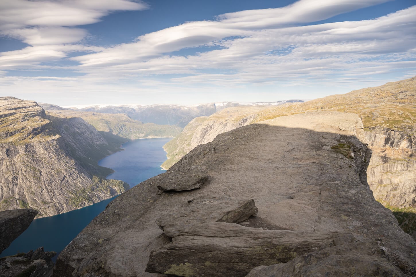 Trolltinga or the troll's tongue viewed in first person