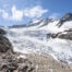 Upper part of the Grindelwald glacier at the endpoint of the hike