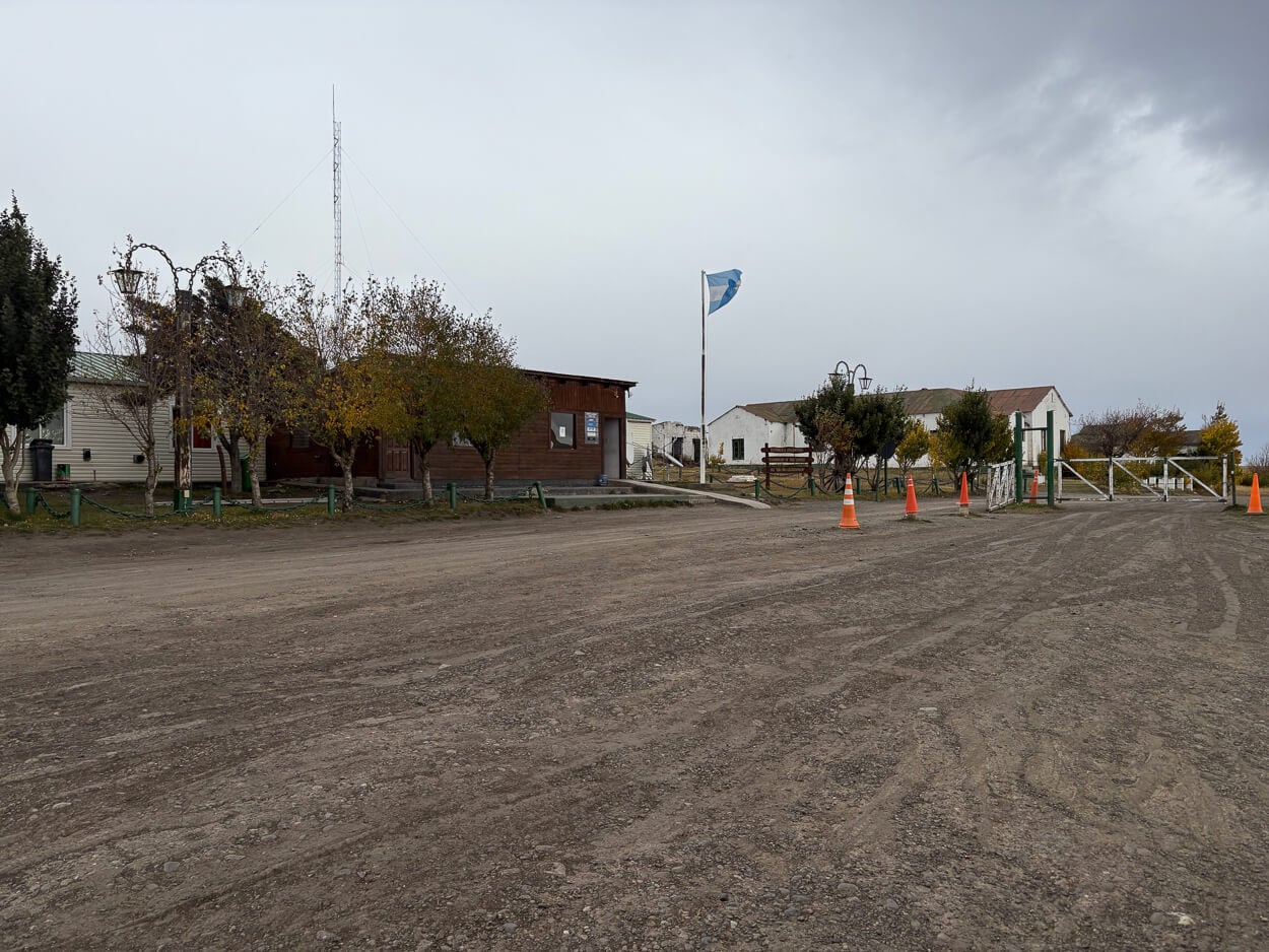 Paso Río Don Guillermo border checkpoint in Argentina to enter Chile.