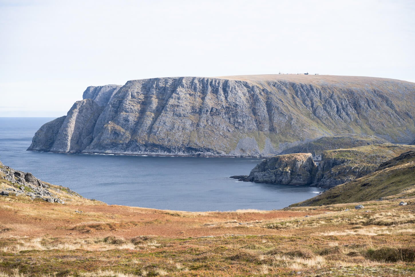 North Cape Plateau seen from a distance.